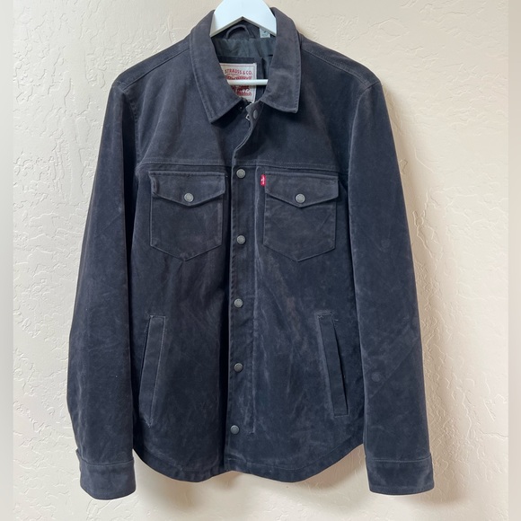 Levi's Black Shirt Jacket for Men - Picture 2 of 8